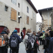 Formation des futurs architectes du patrimoine de l'Ecole de Chaillot à l'histoire de Saint-Léonard-de-Noblat - 2013