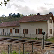 ... la gare de Brignac (Royères)...