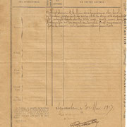 Ordre de réquisition des grains pour les besoins de l'armée (verso), adressé à la Mairie de Neuvic-Entier le 3 mai 1917 (Archives municipales de Neuvic-Entier).