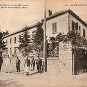 Autre hôpital militaire à Saint-Léonard-de-Noblat, aujourd'hui le lycée (collection FANTON)