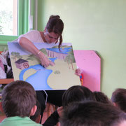 Atelier moulins du Pays d'art et d'histoire : présentation de la rivière (vocabulaire, activités)