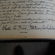 Pétition des habitants de Saint-Léonard-de-Noblat (1/2) concernant la cherté du bois lors de la séance du Conseil municipal du 5 août 1917 (Archives municipales de Saint-Léonard-de-Noblat).