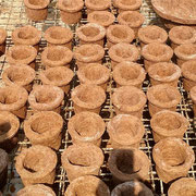 Macetas en fibra de coco.