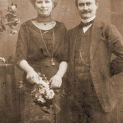 Karoline Rehren, geb. Bode und Friedrich Rehren ( oo 1913)