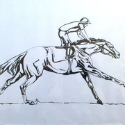 Secretariat xx, Tusche (verkauft/ sold)