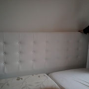 Cabezal de piel en blanco .