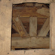 The 18th-century church has roof timbers that date from the 15th century.