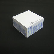 ブロックメモ　1色×4面
