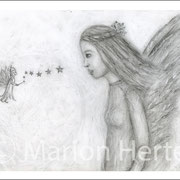 Engelbild Engel und Elfe