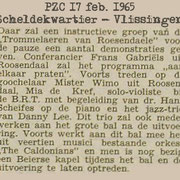 PZC - Scheldekwartier Vlissingen - 26 feb. 1965