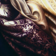Folds, Mixed media on canvas, 36"x48".