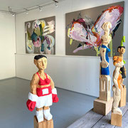 Skulpturen Jörg Herz - Malerei Bettina Hobel