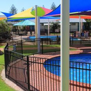 Swimmingpool auf dem Campingplatz