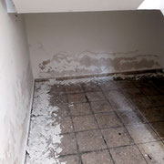 Salzausblühungen durchfeuchtete Innenwand