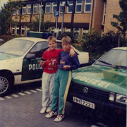 mit Olli bei der Polizei '90