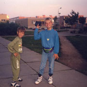 Alex und ich August '90