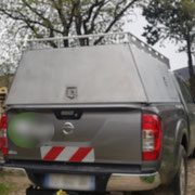 Hard-top pour Nissan Navara en aluminium 