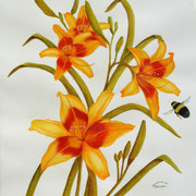 Summer Buffet   -   Watercolor  -  Available