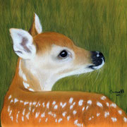 "Waiting for Mom"     Soft Pastel    