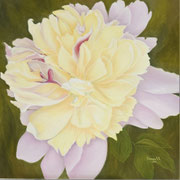 "Yellow Peony" - Soft Pastel  -  Available