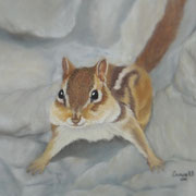 "Standing His Ground"     Soft Pastel    