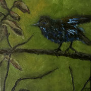 6869...8x8: oil on canvas: "blackbird" f 23