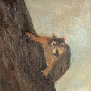 7057...8x8: oil on canvas: "frank" w 25