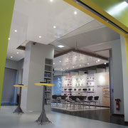 Spanndecke in Ausstellungsraum