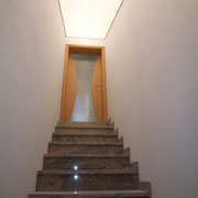 Lichtdecke in Treppenhaus