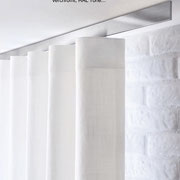 Wellenvorhang an Interstil - Schiene