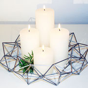 Himmeli No. 4 / wreath ( Kranz mit Kerzen)