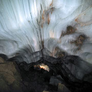 Grotta Glaciale di Valleggia: margine NE anno 2024