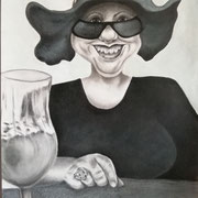 Karrikatur (30x40) - Pastell