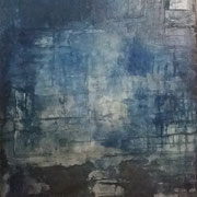 100x80 LW Marmormehl, Sumpfkalk, Tusche, Pigmente