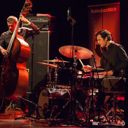 Maxime Delporte, Frédéric Petitprez. Rémi Panossian RP3 Trio, Festival JAZZ360, Cénac 9 juin 2017