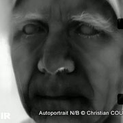 Christian Coulais, vidéo-photographe, Cénac. Autoportrait infrarouge N/B © Christian Coulais