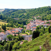 Vue de Saint-Cirgues-en-Montagne en Ardèche