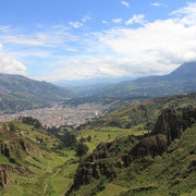 Bergsteigerstadt Huaraz in Peru