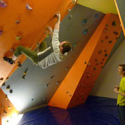 Mittwochstraining im Boulderboden Grünheide, 18.01.2012