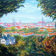 Blick vom Bürgergarten auf Naumburg