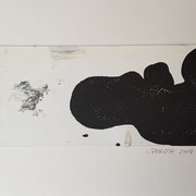 INGEBORG PORSCH, o. T., Acryl auf Papier, 10 x 20,5 cm