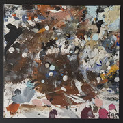INGEBORG PORSCH, o. T., Acryl auf Papier, 16 x 16 cm