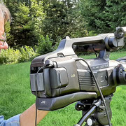 Filmen für die Lesung