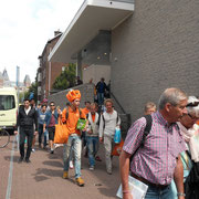 Amsterdam - La sortie du musée.