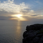 Ile de Skye - Dernier rayons de soleil sur Neist Point.