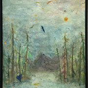 Untitled, 40x30 cm, oil crayon/oil stick on paper