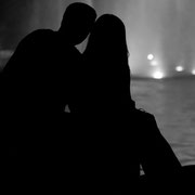 Liebe in Silhouette