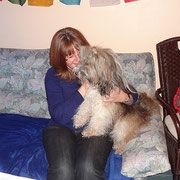 Jutta mit Milka