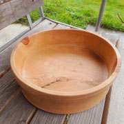 Birnenholzschale gemasert