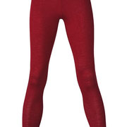 Legging in 70% merinowol (bio) en 30% zijde fijne rib, donkerrood, Engel, beschikbaar in de maten 38/40: 64,10 € en 42/44: 67,00 €